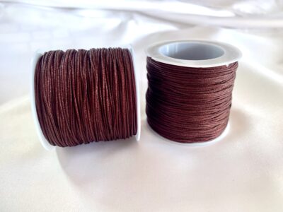 0.8mm Dark Brown Nylon Cord 50 metres or 54 yards